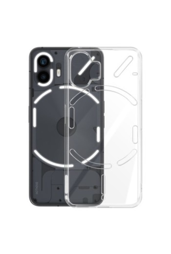 Cover extra-sottile per Nothing Phone 2 trasparente - silicone flessibile Classic Case