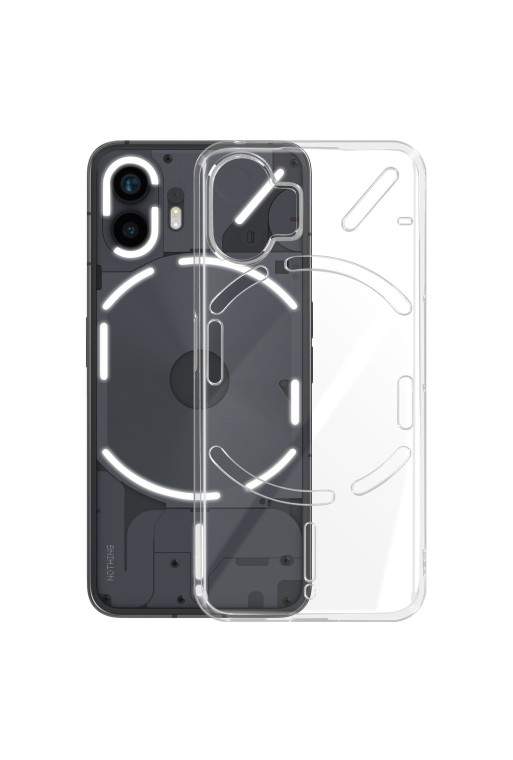 Cover extra-sottile per Nothing Phone 2 trasparente - silicone flessibile Classic Case