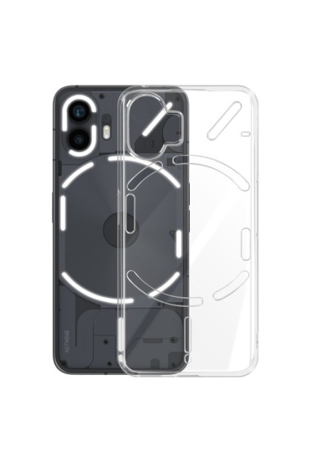Cover extra-sottile per Nothing Phone 2 trasparente - silicone flessibile Classic Case
