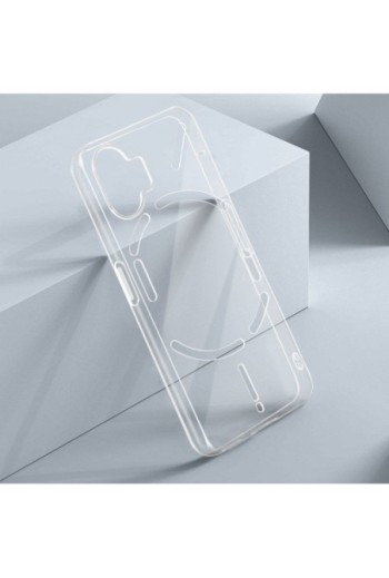 Cover extra-sottile per Nothing Phone 2 trasparente - silicone flessibile Classic Case