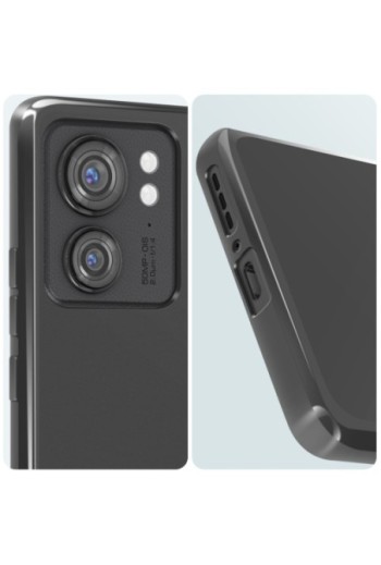 Cover per Motorola Edge 40 in silicone flessibile Classic Case - nera