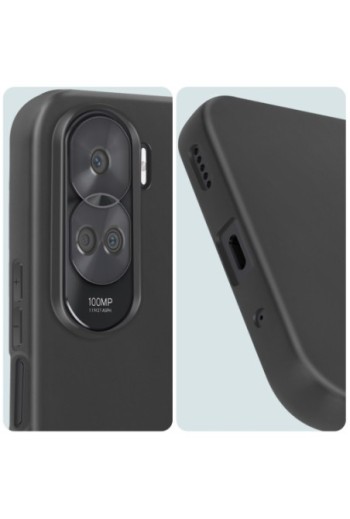 Cover per Honor 90 Lite in silicone flessibile Classic Case - nera