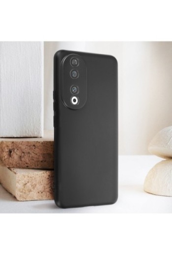 Cover per Honor 90 in silicone serie Classic Case Mat nera