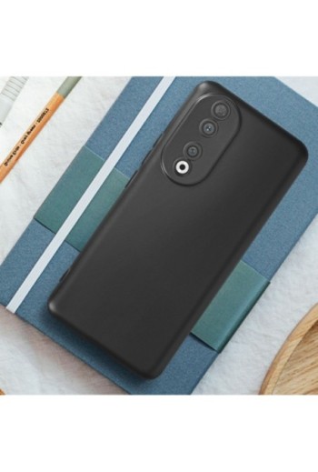 Cover per Honor 90 in silicone serie Classic Case Mat nera