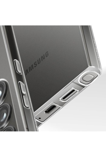 Cover per Samsung Galaxy S24 Ultra - Second Skin sottile 0 3 mm trasparente