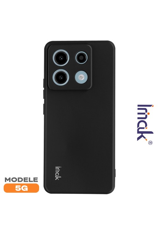 Cover per Xiaomi Redmi Note 13 Pro 5G silicone flessibile Imak serie UC-4 – nera