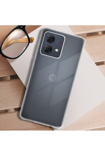 Cover per Motorola Moto G84 silicone flessibile Classic Case - trasparente