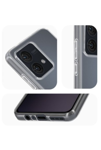 Cover per Motorola Moto G84 silicone flessibile Classic Case - trasparente