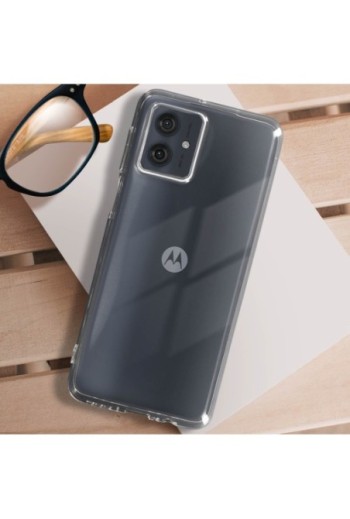 Cover per Motorola Moto G54 silicone flessibile Classic Case - trasparente