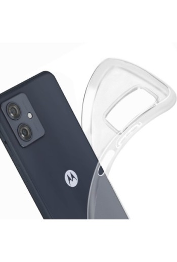 Cover per Motorola Moto G54 silicone flessibile Classic Case - trasparente