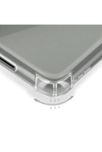 Cover per Google Pixel Tablet flessibile angoli rinforzati trasparente serie Classic Bump