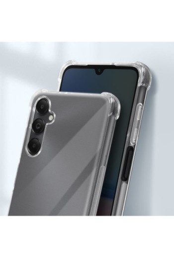 Cover flessibile anti-urto trasparente serie Classic Bump per Samsung Galaxy A05s