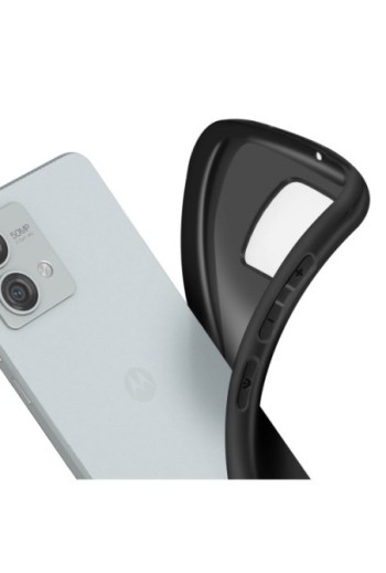 Cover per Motorola Moto G84 in silicone flessibile Classic Case - nera