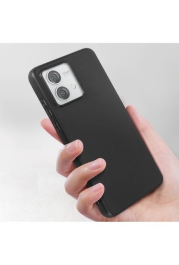 Cover per Motorola Moto G84 in silicone flessibile Classic Case - nera