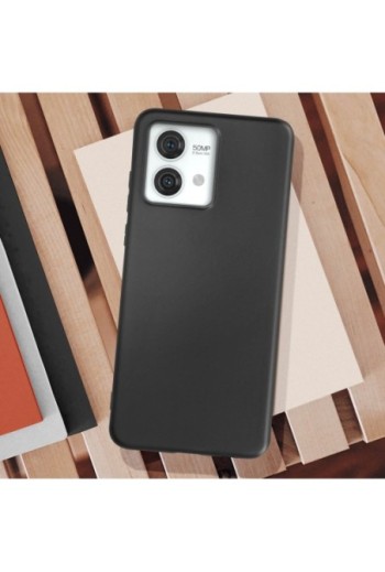 Cover per Motorola Moto G84 in silicone flessibile Classic Case - nera