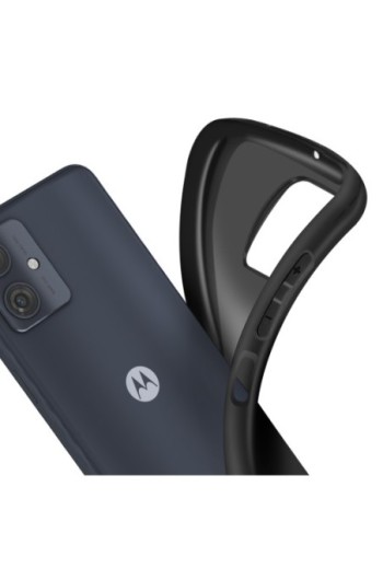 Cover per Motorola Moto G54 in silicone flessibile Classic Case - nera