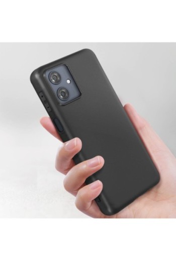 Cover per Motorola Moto G54 in silicone flessibile Classic Case - nera