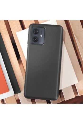 Cover per Motorola Moto G54 in silicone flessibile Classic Case - nera