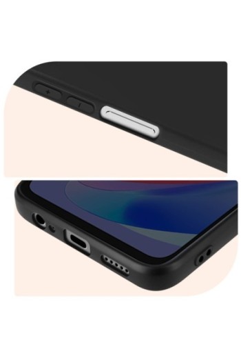 Cover per Honor X6a silicone anti-macchie serie Classic Case Mat - nera