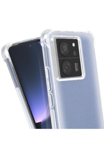 Cover flessibile anti-urto trasparente serie Classic Bump per Xiaomi 13T e 13T Pro