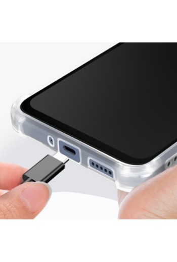 Cover flessibile anti-urto trasparente serie Classic Bump per Xiaomi 13T e 13T Pro