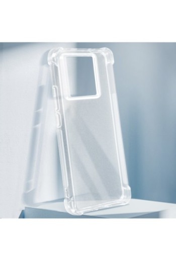 Cover flessibile anti-urto trasparente serie Classic Bump per Xiaomi 13T e 13T Pro