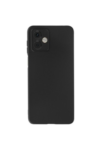 Cover per Motorola Moto G14 in silicone flessibile nera Classic Case