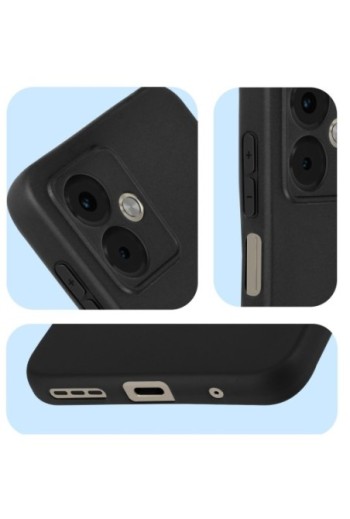 Cover per Motorola Moto G14 in silicone flessibile nera Classic Case