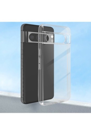Cover per Google Pixel 8 Pro silicone flessibile ultra-sottile e resistente - trasparente