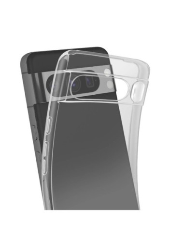 Cover per Google Pixel 8 Pro silicone flessibile ultra-sottile e resistente - trasparente
