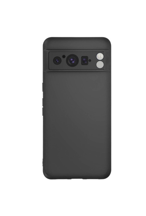 Cover per Google Pixel 8 Pro in silicone flessibile nera Classic Case