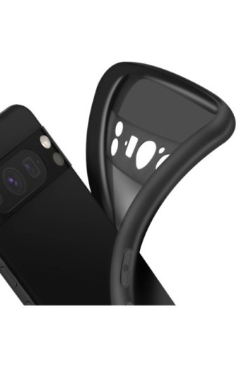 Cover per Google Pixel 8 Pro in silicone flessibile nera Classic Case