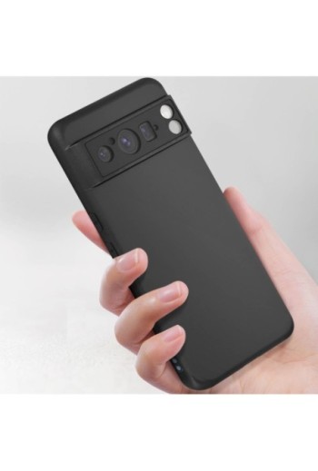 Cover per Google Pixel 8 Pro in silicone flessibile nera Classic Case
