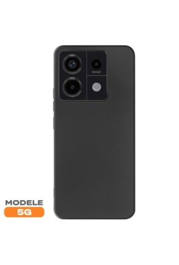 Cover per Xiaomi Redmi Note 13 Pro 5G in silicone flessibile nera Classic Case