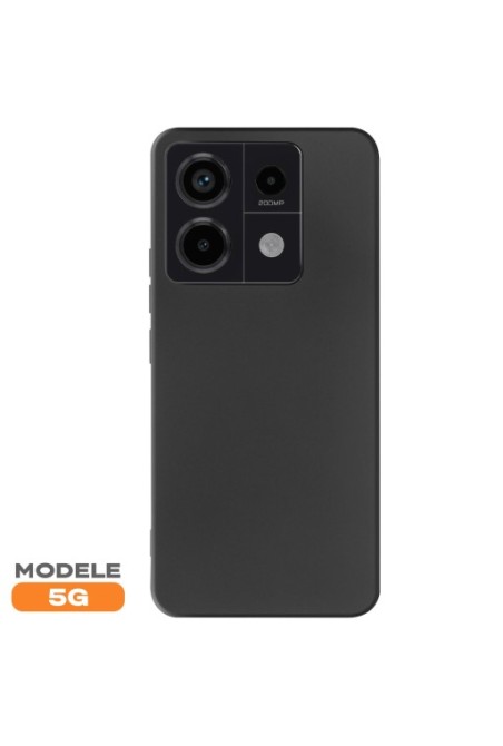 Cover per Xiaomi Redmi Note 13 Pro 5G in silicone flessibile nera Classic Case