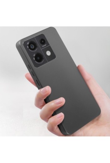 Cover per Xiaomi Redmi Note 13 Pro 5G in silicone flessibile nera Classic Case