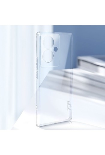 Cover flessibile per Vivo V29 Lite 5G design sottile MOFI serie Ming - trasparente