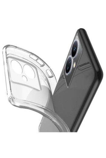 Cover flessibile per Vivo V29 Lite 5G design sottile MOFI serie Ming - trasparente