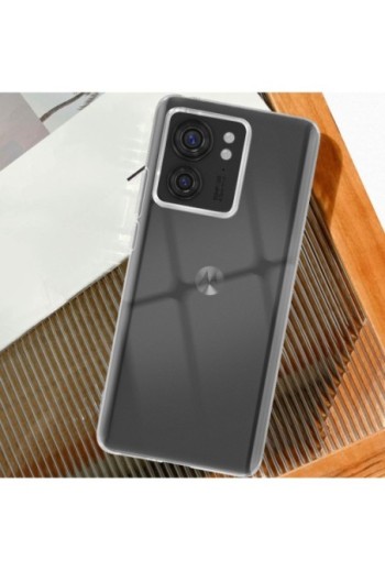 Cover in silicone per Motorola Edge 40 serie Pureflex - trasparente