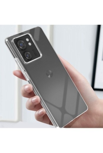Cover in silicone per Motorola Edge 40 serie Pureflex - trasparente