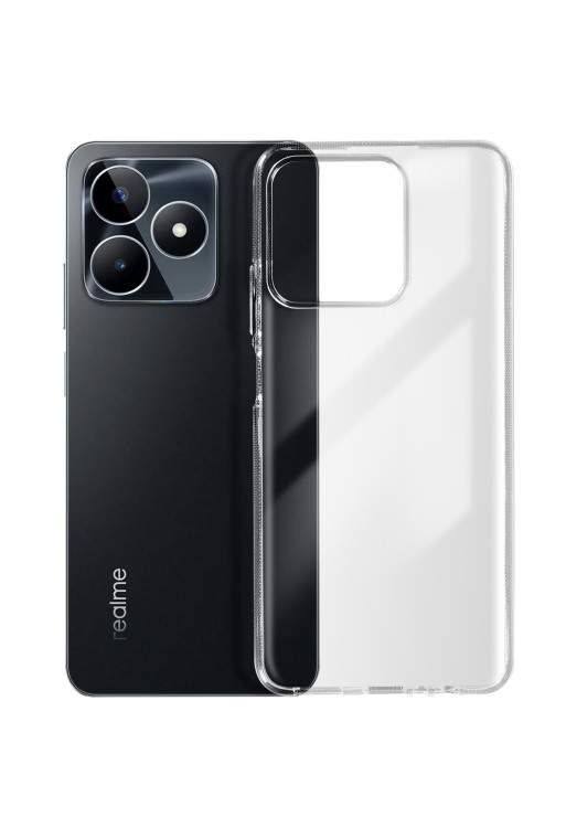 Cover per Realme C53 flessibile trasparente Classic Case