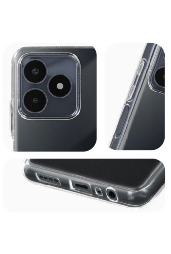 Cover per Realme C53 flessibile trasparente Classic Case