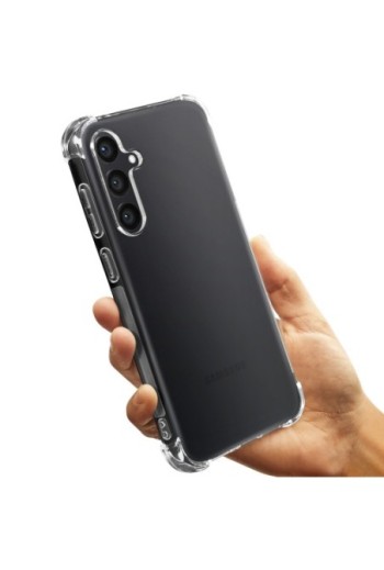 Cover flessibile per Samsung Galaxy S23 FE anti-urto trasparente serie Classic Bump
