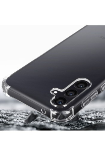 Cover flessibile per Samsung Galaxy S23 FE anti-urto trasparente serie Classic Bump
