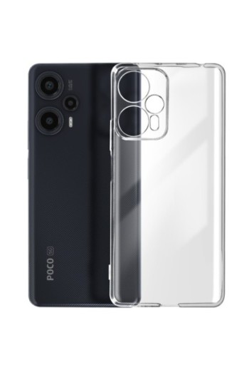 Cover per Xiaomi Poco F5 flessibile trasparente Classic Case