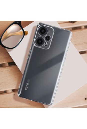 Cover per Xiaomi Poco F5 flessibile trasparente Classic Case
