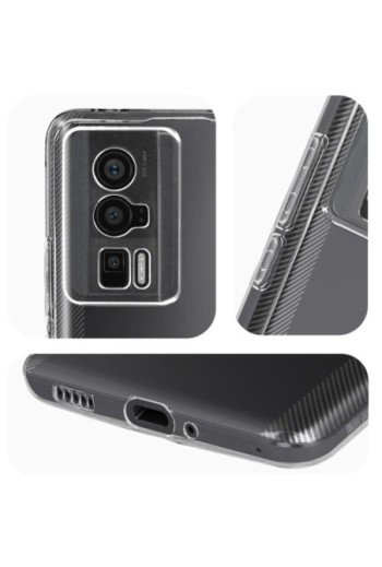 Cover per Xiaomi Poco F5 Pro flessibile trasparente Classic Case
