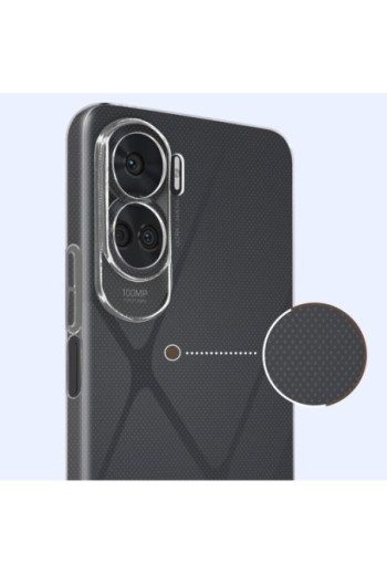 Cover in silicone per Honor 90 Lite serie Pureflex - trasparente