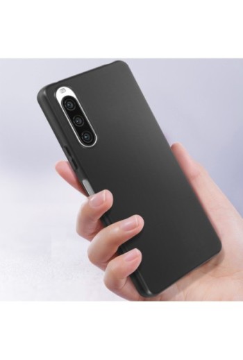 Cover per Sony Xperia 10 V / 10 VI flessibile nera Classic Case