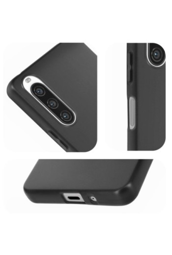 Cover per Sony Xperia 10 V / 10 VI flessibile nera Classic Case